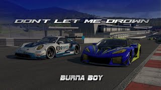Burna Boy - Don't let me drown (Lyrics) From F1 the Movie -  Sim Racing Motivation
