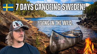 An EPIC 7 Day SWEDEN Canoe Journey! - A Stunning Wild Camping Adventure!