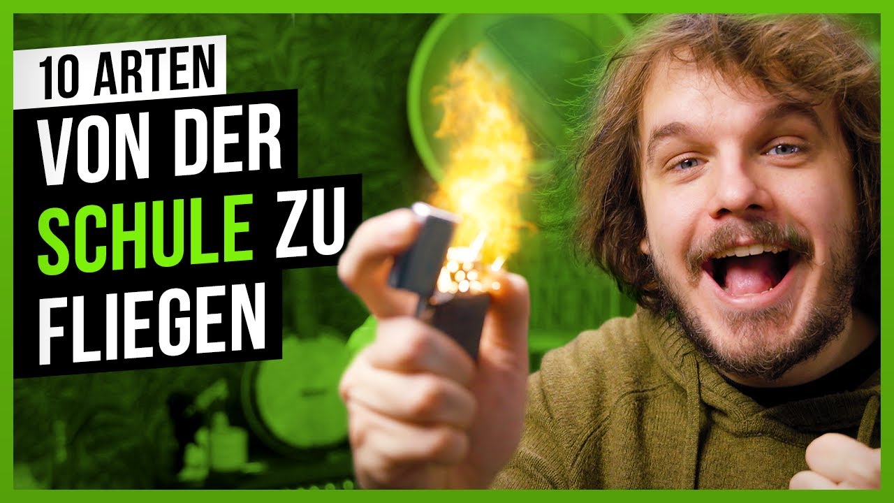 Ab Wieviel Verweisen Fliegt Man Von Der Schule 10 Arten von der Schule zu fliegen - YouTube