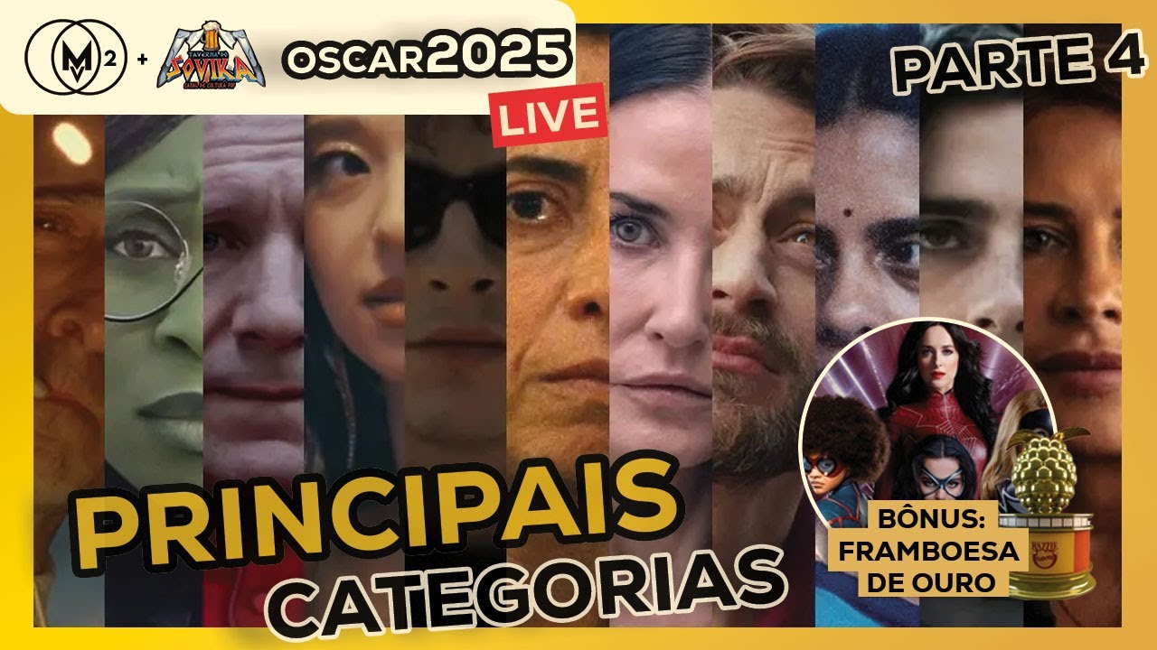 COMENTANDO AS PRINCIPAIS CATEGORIAS | ESPECIAL OSCAR 2025 PARTE 4 - YouTube