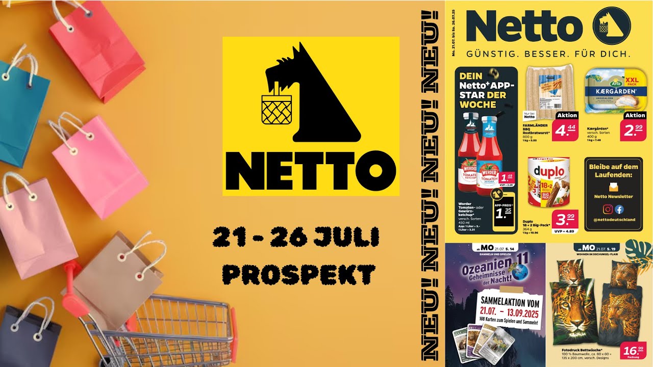 NETTO Schnäppchen & Top-Deals – Gültig ab 21.07.2025 | WochenRabatts
