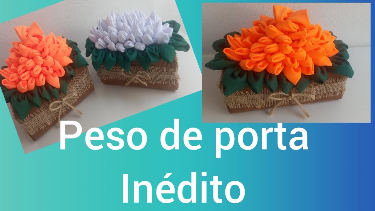 ganhe dinheiro com esse luxuoso peso de  porta simples e fácil de fazer