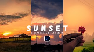 How to Edit Sunset Photography on Mobile Lightroom Preset with Tutorial⚡  | Sunset Filter screenshot 2