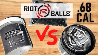 68 cal NYLON RIOT BALLS vs T4E RUBBER BALLS vs RUBBER-STEEL SHELLS screenshot 5