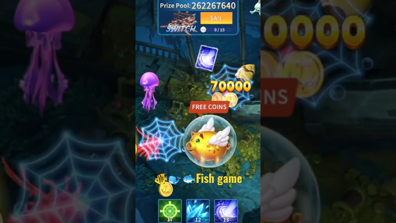 Fishing game coins 