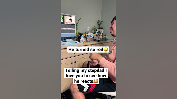 Telling my step dad I love you to see how he reacts🥰 #shorts