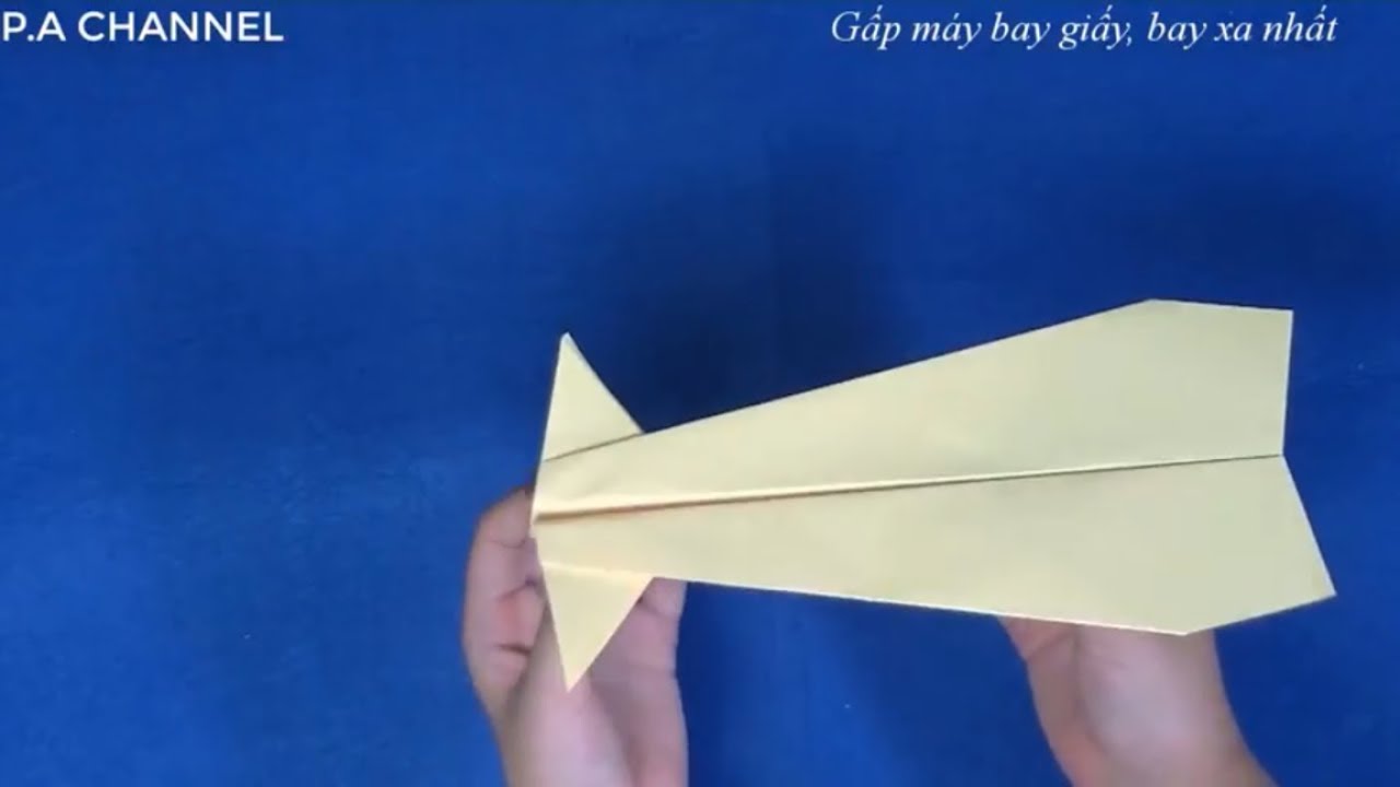 How to fold the farthest paper plane|Origami - YouTube