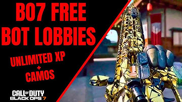 Free CAMO AND UNLIMITED XP Bot Lobbies BO7