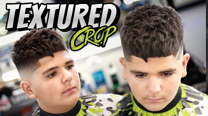 DOPE TEXTURED CROP  Back to School Haircut Timelapse