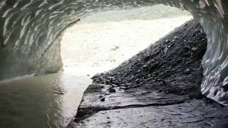 Flying Inside Castner Glacier With Dji Mavic Ii Pro Drone Music All Of My Days By Alexi Murdoch