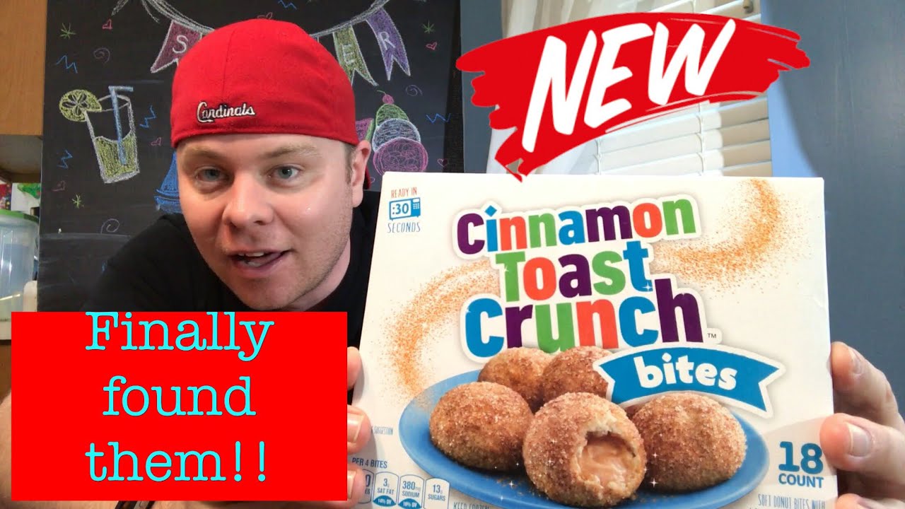 NEW!!! CINNAMON TOAST CRUNCH FROZEN BITES REVIEW YouTube