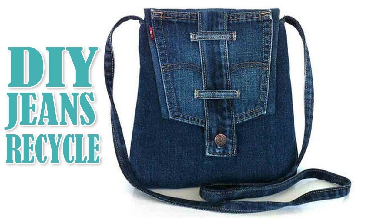 Reuse Old Jeans to Make a New Handbag - DIY - AllDayChic