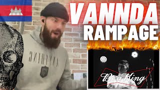 🔥🇰🇭 VANNDA - RAMPAGE [HYPE UK 🇬🇧 REACTION!]