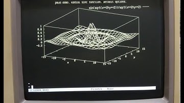 GNUPLOT on VT-330 ReGIS