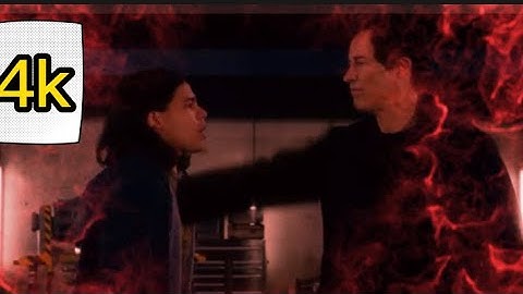 The Flash S1 Episode 15|Cisco Meets Eobard Thawne aka Reverse Flash scene|4K video