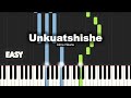 Aime Nkanu - Unkuatshishe | EASY PIANO TUTORIAL BY Extreme Midi