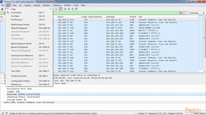 Mastering Wireshark 2 : UDP Analysis