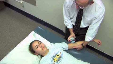 Shoulder Abduction Test with microFET 2 Hand Dynamometer