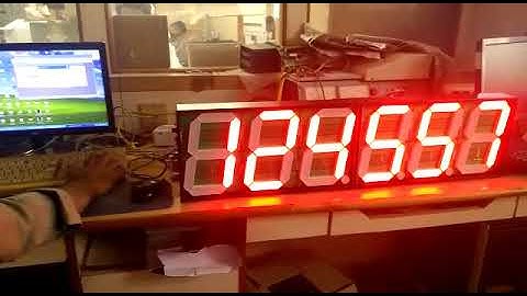 8 Inch 6 Digits Jumbo Display