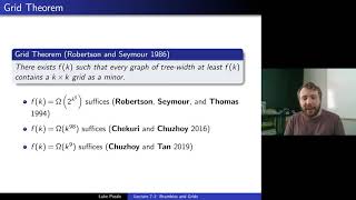 Graph Theory 7-1: Brambles and Grids