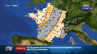 Météo du lundi 24 mai : des averses, un soleil voilé