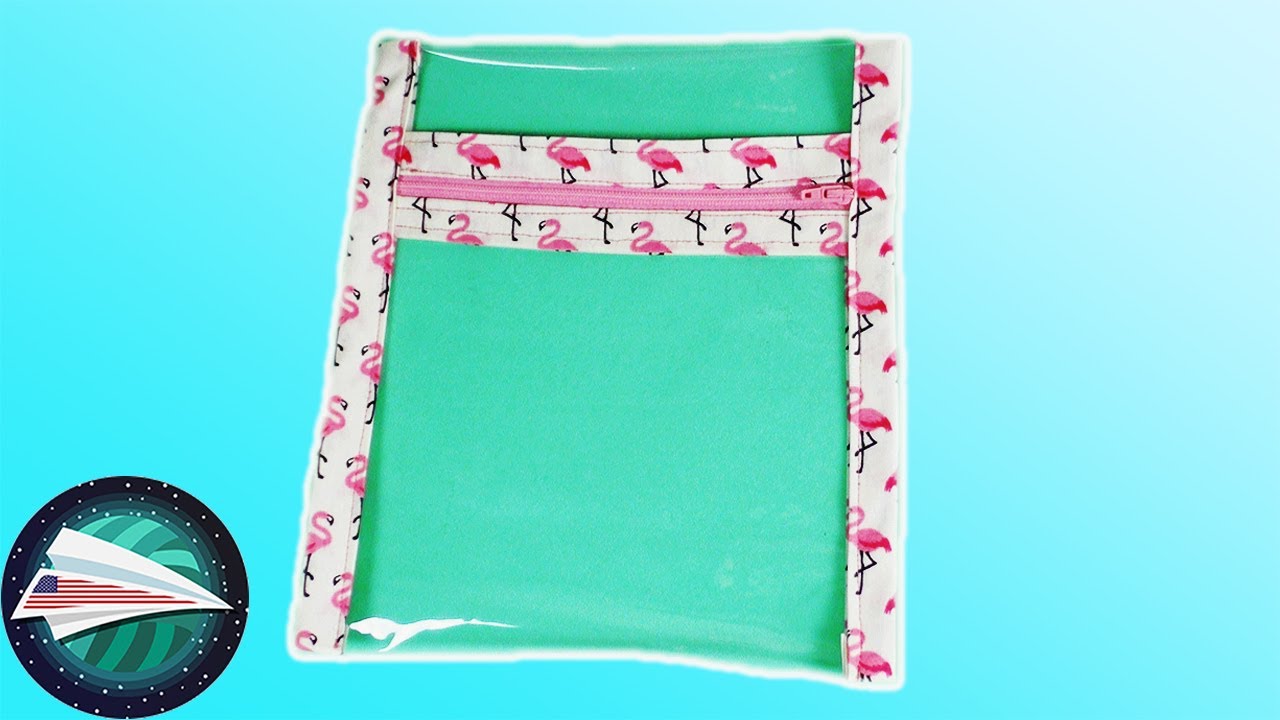 Mask Bag DIY Sewn Waterproof Pouch Zipper Included Waxed Fabric