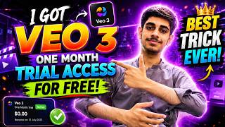 How To Get Veo 3 One Month Trial Access For Free | How to Get Veo 3 Unlimited Access