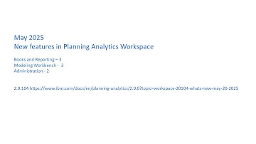 IBM Planning Analytics What