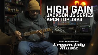 HIGH GAIN: Jackson JS Series Dinky Arch Top JS24 DKAM Demo