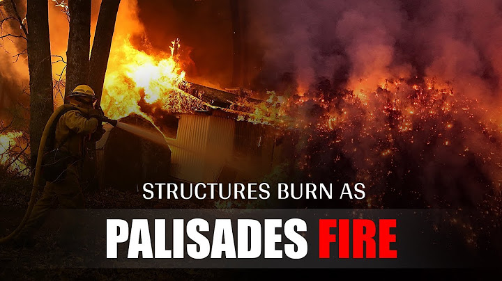 Structures Burn as Palisades Fire Explodes to 1,200+ Acres.Wildfire in California.