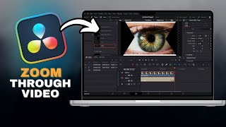 How TO Zoom Through VIDEO Inside TEXT In Davinci Resolve in SECONDS!