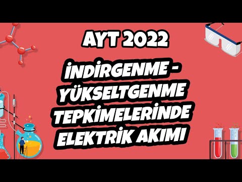 AYT Kimya - İndirgenme - Yükseltgenme Tepkimelerinde Elektrik Akımı | AYT Kimya 2022 #hedefekoş