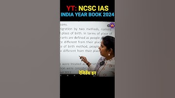 INDIA YEAR BOOK | UPSC CSE | Neelofer Suhelabano | IAS Exam #upsc #shorts