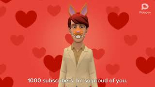 Congratulations EdwardDoesPlotagon for reaching 1000 subscribers🎊🎉🎉🎉🎉🎁🎁