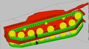 RecurDyn Simulation of Military Tracked Vehicle