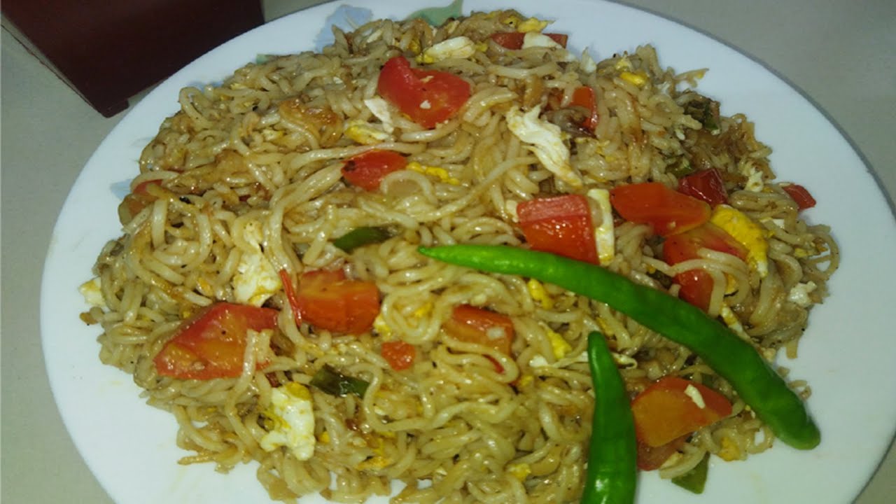 ঝটপট তৈরি করুন মজাদার এগ নুডুলস Egg Noodles Recipe bangla How to