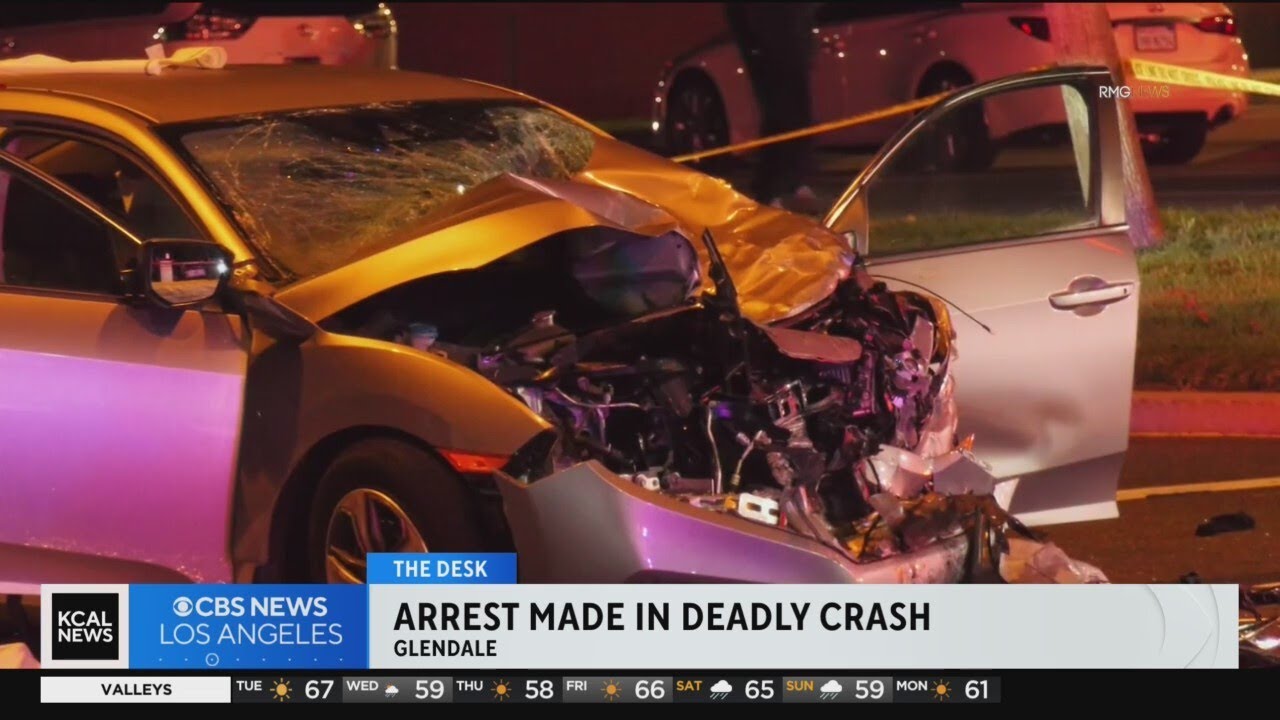 Glendale police arrest suspected DUI driver after deadly crash - YouTube