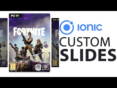 Create ionic custom slides