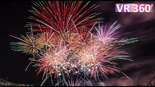 VR 360 degree - USA - Fire Works Feux D'artifice Montreal 26-Juillet-2026