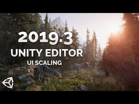 Unity 2019.3 Editor UI Scaling - THE DAY HAS ARRIVED!