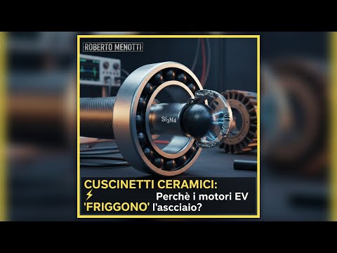 Video Perché i Motori Elettrici MANGIANO i Cuscinetti? Analisi Guasti e Soluzione Si3N4 ?