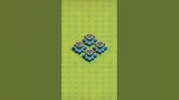 GIANT GIANT MAX LEVEL VS 4 X-BOW MAX LEVEL! Clash Of Clans #shorts #clashofclans #coc