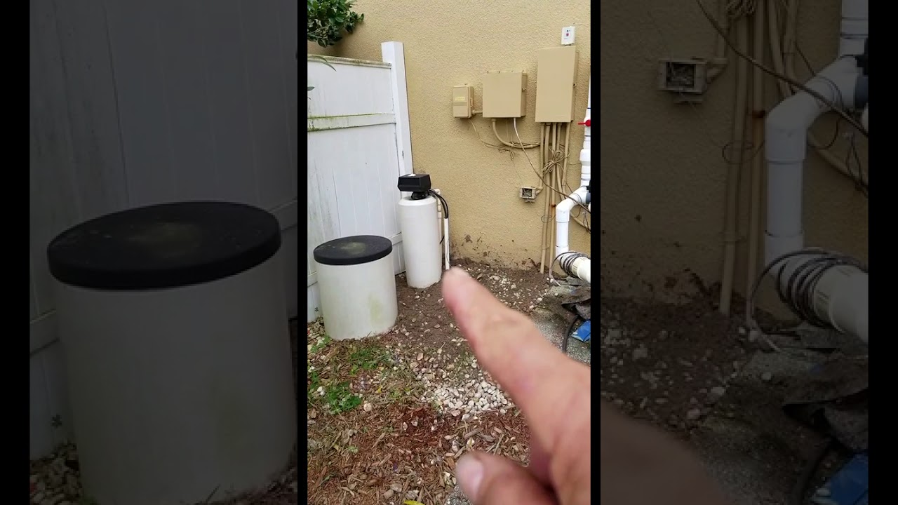 Main line water leak in backyard YouTube