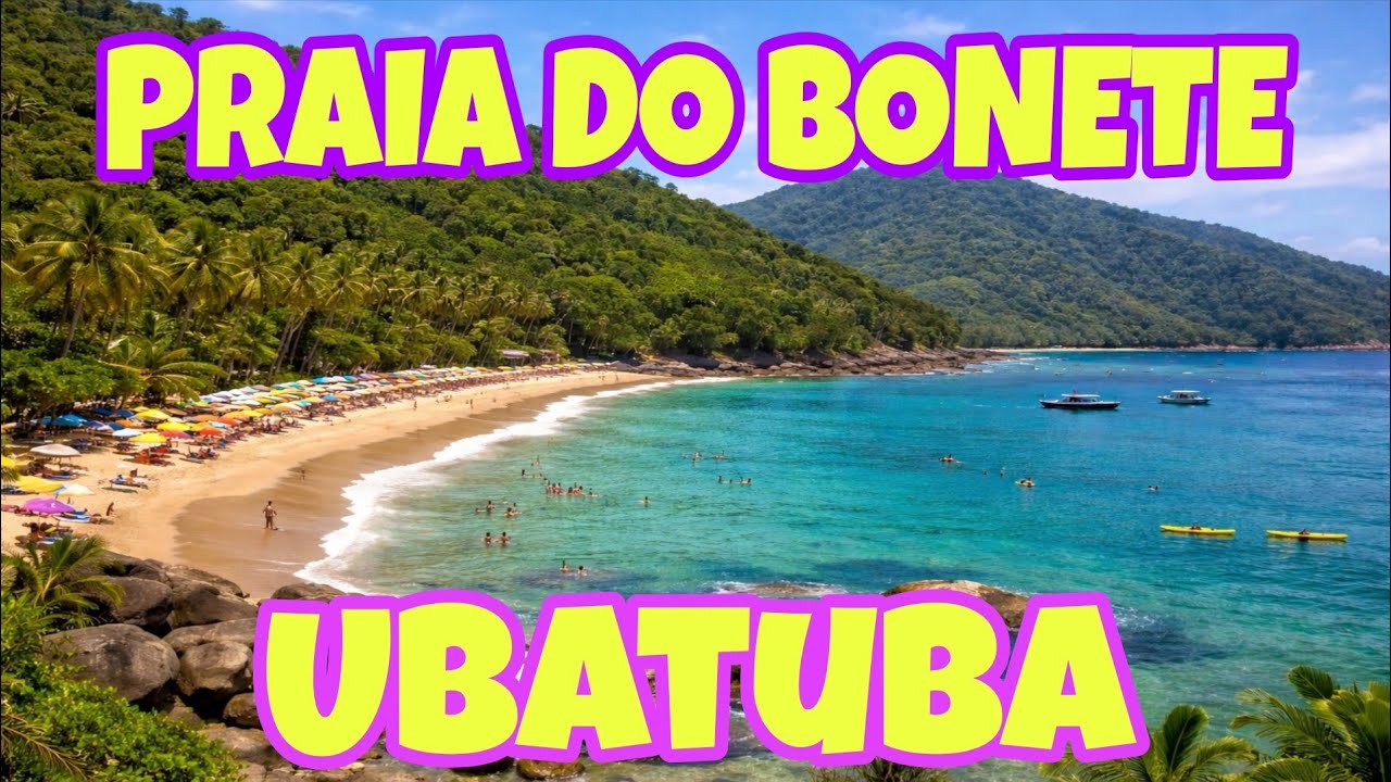 COMO E LINDA ESSA PRAIA EM UBATUBA 