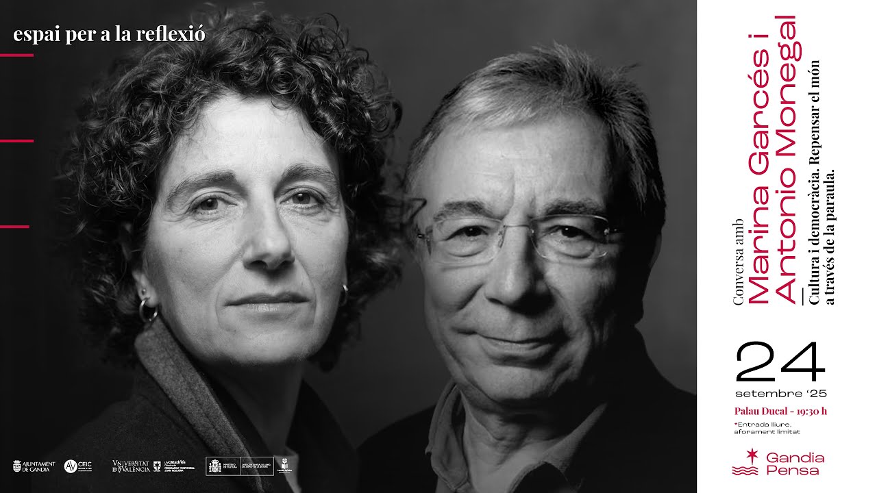Antonio Monegal i Marina Garcés reflexionen sobre la importància de la cultura.