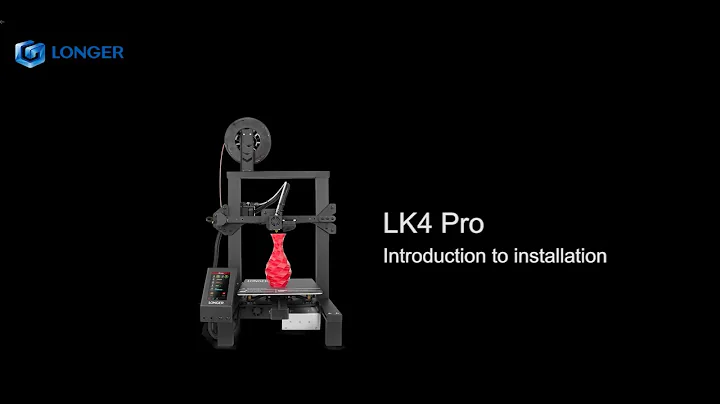 How to setup the new version of LONGER LK4 Pro 3d printer