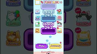 Drop the Cat level 242 Solution Walkthrough