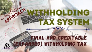 [TOPIC 16] WITHHOLDING TAX SYSTEM | Final and Creditable (Expanded) Withholding Taxes