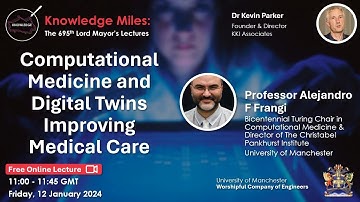 Computational Medicine & Digital Twins Improving Medical Care, with Professor Alejandro F Frangi