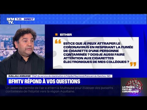 Peut-on attraper le coronavirus en respirant la fumée de cigarette d'une personne contaminée ? Peut-on attraper le coronavirus en respirant la fumée de cigarette d'une personne contaminée ?